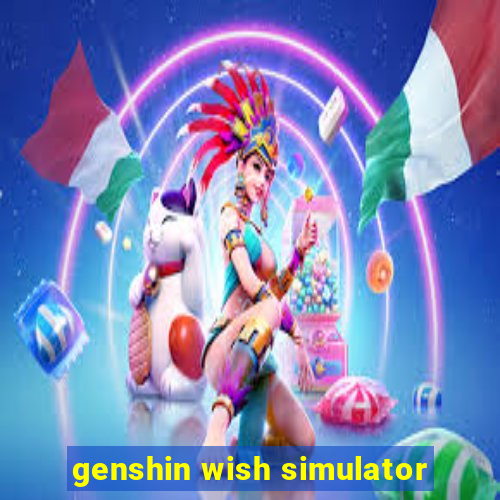 genshin wish simulator